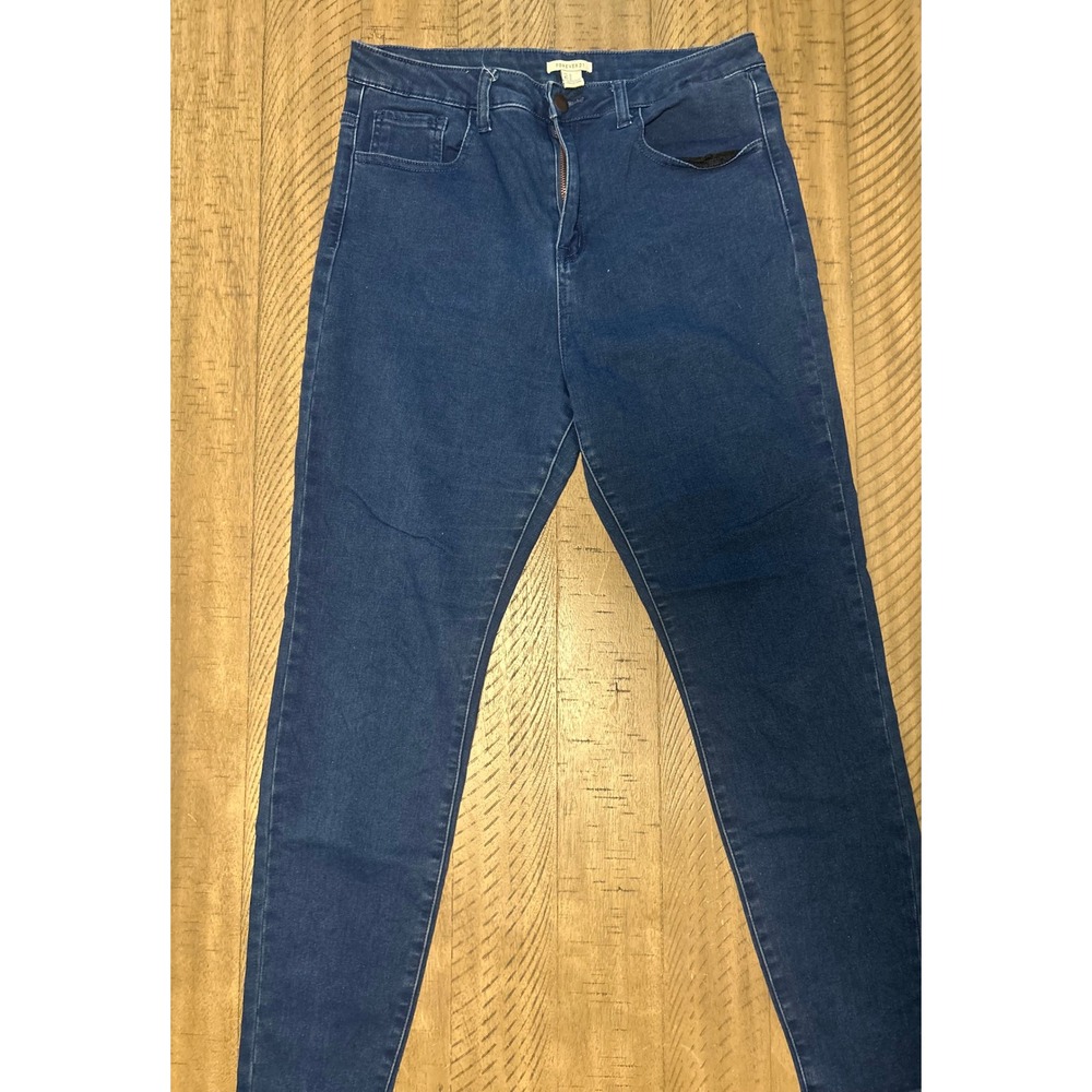 Forever 21 Women's Dark Wash High Waisted Skinny Jeans - Size 31